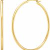 ongol 14K Gold Hoop Earrings, Big Huggie Hoop Earrings For Women, Hypoallergenic & Well-Polishes, Safe For Sensitive Skin Jewelry For Women (Hoop) | Earrings