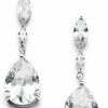 Mariell Mariell Cubic Zirconia Crystal Teardrop Dangle Bridal Earring For Wedding, Bridesmaid, Prom Jewelry Gift | Earrings