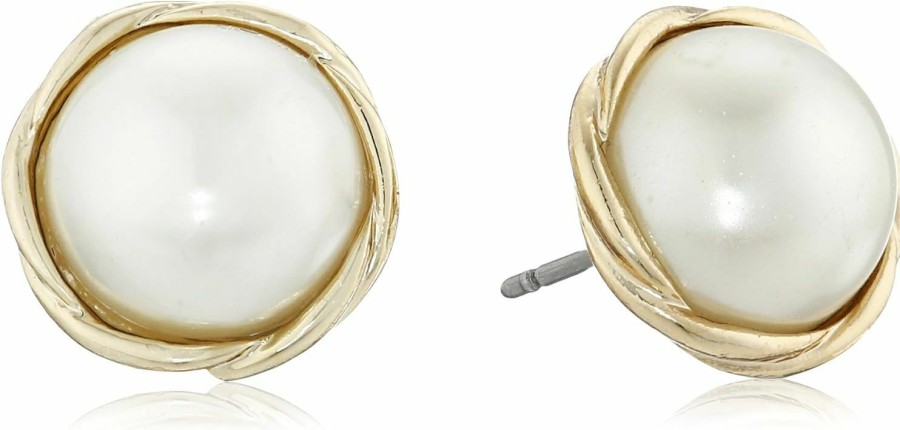 Anne Klein Anne Klein Small Twisted Stud Earrings | Earrings