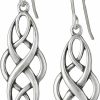 Amazon Collection Amazon Collection Sterling Silver Oxidized Celtic Knot Dangle Earrings | Earrings