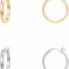 PAVOI Pavoi 14K Gold Plated 925 Sterling Silver Post Lightweight Hoops | 20Mm - 30Mm Earring | Gold Hoop Earrings For Women | Earrings