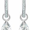 SWAROVSKI Swarovski Attract Necklace, Earring, And Bracelet Crystal Jewelry Collection, Rhodium Tone Finish | Earrings