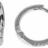 KOKAV Kokav 14K Gold Nautral Diamonds 1/10 Ct Small Hoop Huggies Earrings. 12Mm Diameter | Earrings