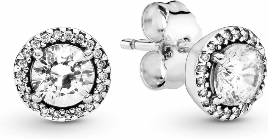 Pandora Pandora Classic Elegance, Clear Cz | Earrings