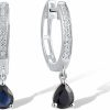 Santuzza Santuzza 10K Solid Gold Genuine Diamond Dainty Huggie Hoop Earrings For Women | Earrings