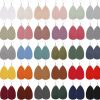 AROIC 30 Pairs Of Teardrop Double-Sided Leather Earrings With 30 Color For Women Girls Jewelry Fashion And Valentine Birthday Party Gift | Earrings