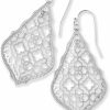 Kendra Scott Kendra Scott Addie Drop Earrings For Women In Filigree, Fashion Jewelry | Earrings