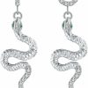 YOUGANNA Snake Dangle Earrings For Women,T&S Jewelry Snake Earrings, T&S Earrings Silver Outfit For Eras Music Lover Gift Singer Song Inspired Fans Gift (Ts Snake Earring) | Earrings