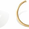 PAVOI Pavoi 925 Sterling Silver 14K Gold Plated Round Huggie Ear Cuff Gold Earrings For Women | Clip On Cartilage | Earrings