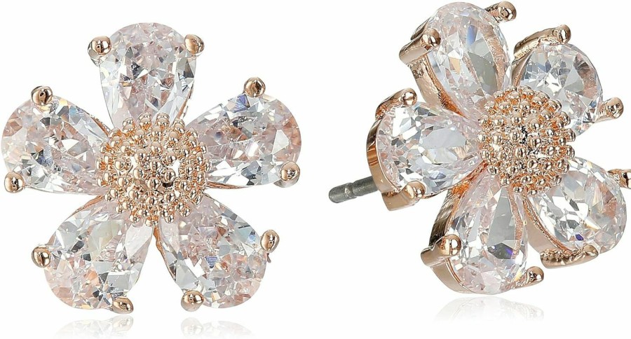 Betsey Johnson Betsey Johnson Crystal Flower Stud Earrings | Earrings