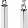 LANCHARMED Lancharmed 925 Sterling Silver Bar Drop Earrings For Women, 14K Gold French Style Leverback Dangle Drop Earrings For Girls Hypoallergenic Jewelry Gift | Earrings