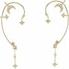 ZuDaling 2Pcs Women'S Clip-On Earrings Hook Without Pierced | Earrings