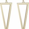 LILIE&WHITE Lilie&White Metal Triangle Danlge Drop Earrings For Women Costume Jewelry | Earrings