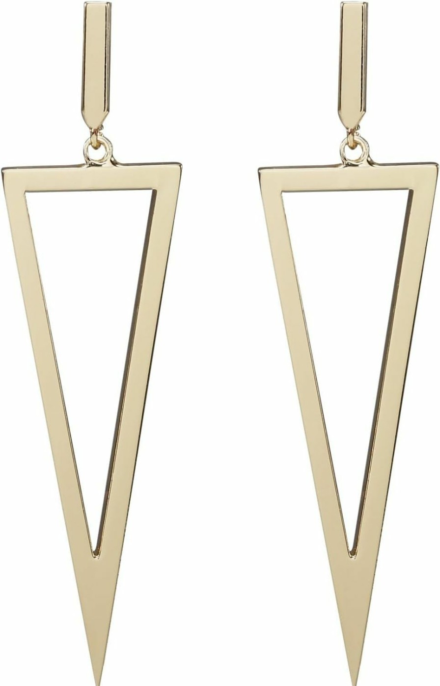 LILIE&WHITE Lilie&White Metal Triangle Danlge Drop Earrings For Women Costume Jewelry | Earrings