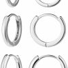 Robeoka Stud And Hoop Earrings Set For Women 18K Gold Filled Cz Small Ball Studs Huggie Earrings Hypoallergenic Cartilage Earring Sets For Multiple Piercing | Earrings