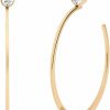 Michael Kors Michael Kors Gold-Tone Hoop Earrings For Women; Huggie Earrings For Women; Stainless Steel Earrings; Jewelry For Women | Earrings