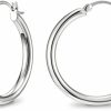 SWEETV Sweetv 925 Sterling Silver Hoop Earrings-Chunky Huggie Earrings For Women, Diameter 25/30/40/50Mm | Earrings